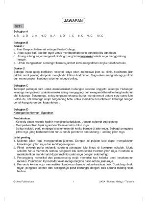 Kertas Model UASA Bahasa Melayu Year 4 SJKT - Image 3