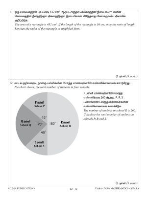 Kertas Model DLP UASA Mathematics Year 6 SJKT - Image 5